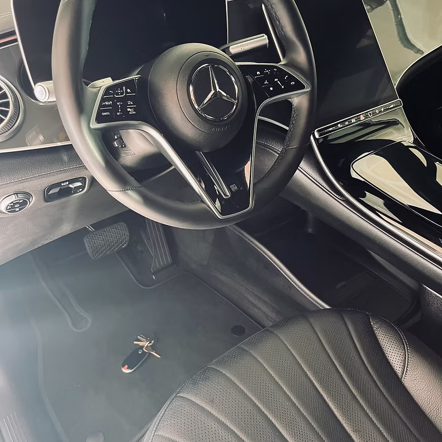 Conditioned leather interior