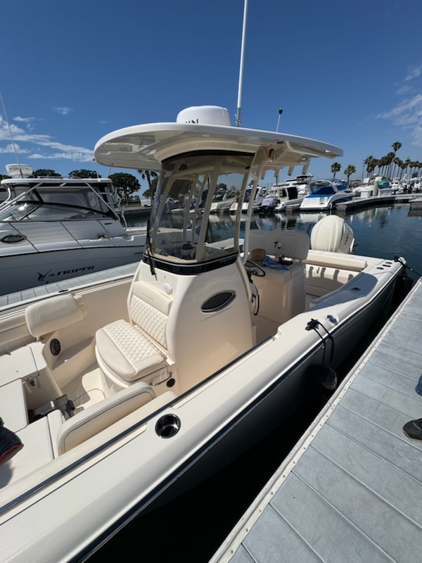 Boat interior detail — right side view