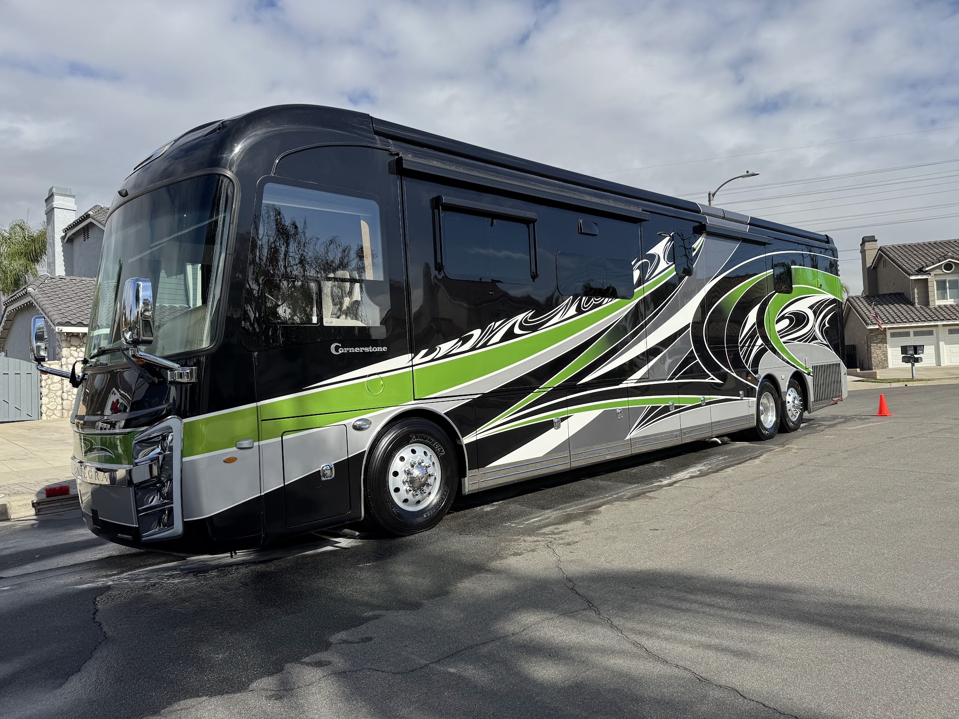 RV exterior wash and spray sealant by Best In Class Detailing